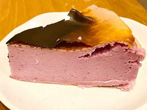 秋の味覚！紫芋のチーズケーキ